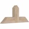 Ekena Millwork Portland Smooth Timber Gable Bracket, Douglas Fir, 36"W x 16"H x 3 1/2"D x 5 1/2"F, 11/12 Pitch GBW036X16X0406POR00SDF - alternate 4